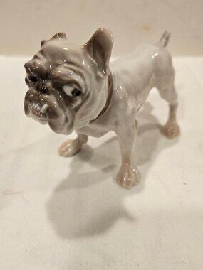 Vintage Bing & Grondahl Porcelain English Bulldog Figurine #1676 – Denmark